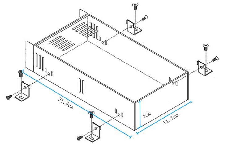 Габаритные размеры контроллера MakeSkyBlue 40A